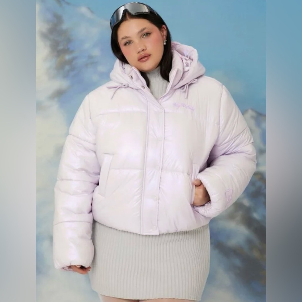 Forever 21 Plus Women's Hello
Kitty Puffer Bubble Coat Jacket